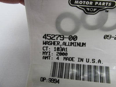 Harley-Davidson Genuine OEM NOS Front Fender Aluminum Washer 4 Pack 45