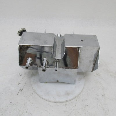 Vintage Chrome Hexagon Horseshoe Oil Tank Rigid Chopper Harley Triumph