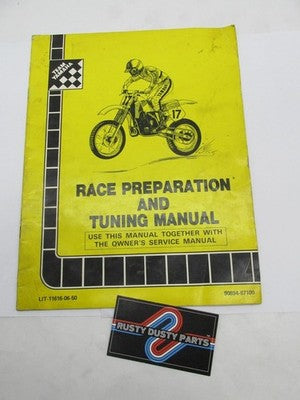 Yamaha Official Factory Race Preparation and Tuning Manual Book LIT-11