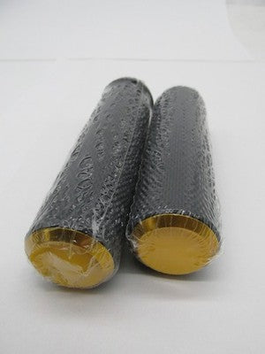 Arlen Ness NOS Harley Davidson Pair of Knurled Rubber Grips Black/Gold