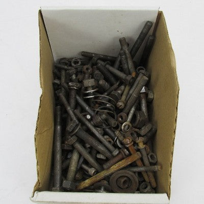 8+ lb Lot Mixed Parts Vintage Triumph Motorcycles BSA Bolts Nuts Washe