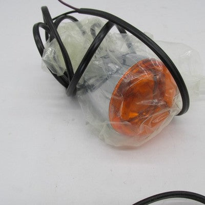 Harley Davidson OEM Pair of Chrome Amber Bullet Turn Signals Assembly