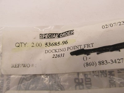 LOT of 2 Harley Genuine OEM NOS Detachable Front Docking Point Bushing