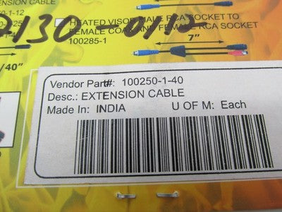 Gears Canada X4 40" Cables Extension Cable 100250-1-40