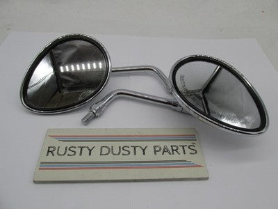 Indian Genuine OEM Pair of Chrome Mirrors 2635789-156 2635787-156