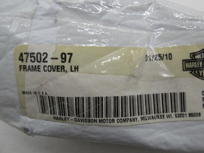 Harley Davidson Genuine NOS Left Rear Chrome Fender Strut Frame Cover