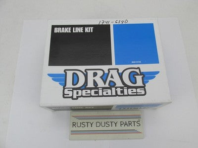 Drag Specialties Harley 2009-13 Dresser Rear NOn ABS Brake Line Kit 17