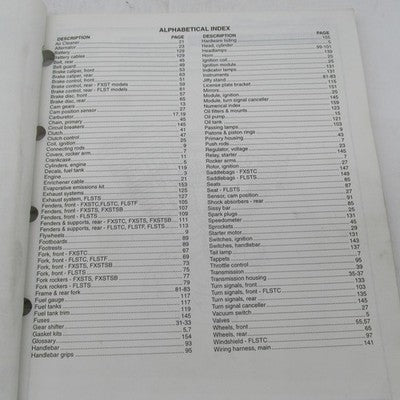 Harley-Davidson OEM 1997 Softail Models Parts Catalog Official Factory