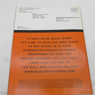Harley Davidson 1997 Genuine Motor Accessories & Parts Catalog 99566-9