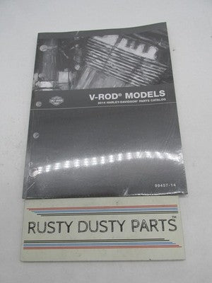 Harley Davidson Official Factory NOS 2014 V-Rod Models Parts Catalog 9