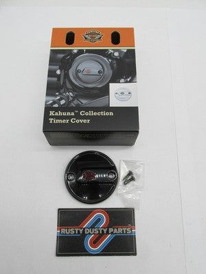 Harley Davidson Genuine OEM NOS M8 Kahuna Timer Cover, Gloss Black 256