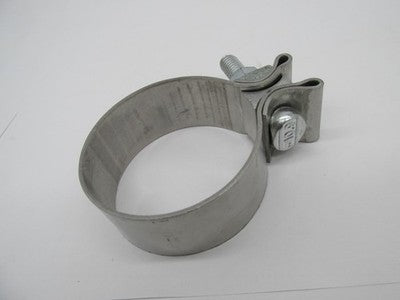 Totalflow Motorcycle Single Bolt Exhaust Muffler Clamp Band 2.5" 2-1/2