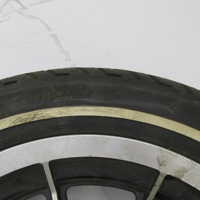 Harley OEM 87-99 Touring 16x3 Cast Mag 10-Spoke Front Wheel w/ Tire 43