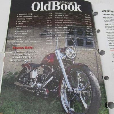 Drag Specialties 2024-2025 OldBook Vintage Harley Parts Dealer Catalog