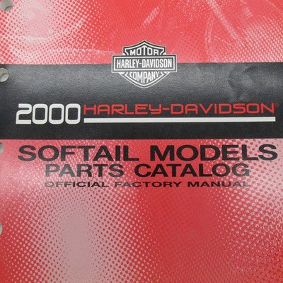 Harley-Davidson OEM Official 2000 Factory Softail Models Parts Catalog