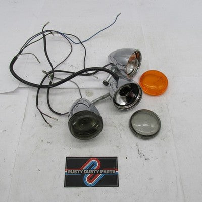 Mixed Lot Harley-Davidson OEM Bullet Turn Signal Assemblies Lenses Wir