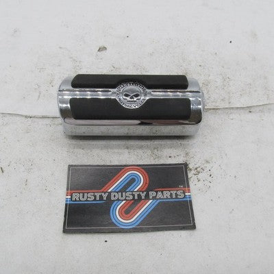 Harley Davidson OEM Single Chrome Willie G Skull Footpeg 50370-04