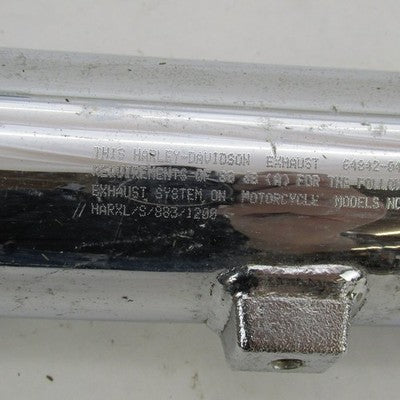 Harley Davidson OEM Chrome 883 1200 Exhaust Muffler 04-06 Sportster 64