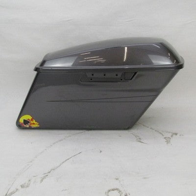 Harley OEM 14-Up Touring Right Saddlebag w/ Lid Metallic Gray 90200412