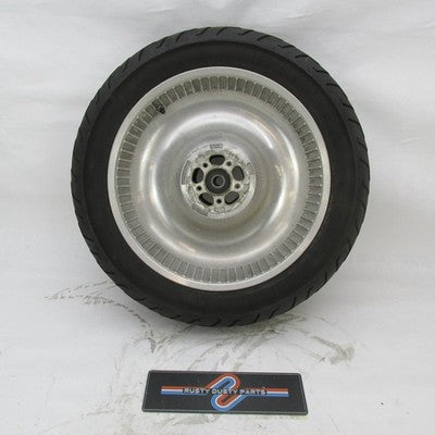 Harley OEM 00-06 Softail Deuce 17x4.5 Solid Disc Rear Wheel 3/4" Axle