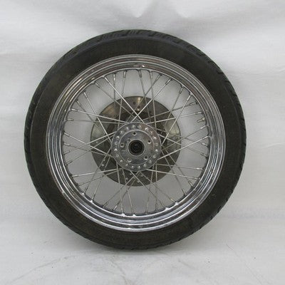 Harley-Davidson Genuine OEM 19" Spoke Front Wheel w/ Dual Disc Hub 436