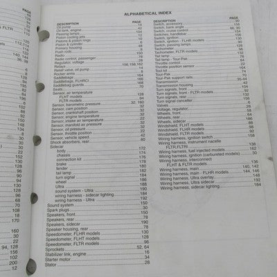 Harley Davidson Official Factory 1999 FLT Models Parts Catalog 99456-9