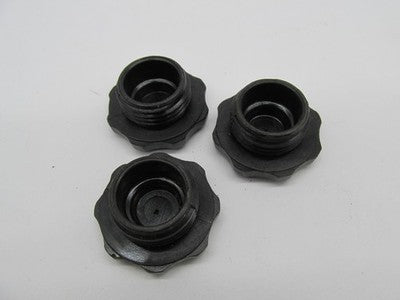 Lot of 3 Harley Davidson NOS Aermacchi Black Oil Tank Cap 700P