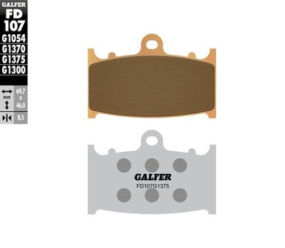 Galfer 1375 Performance/Track Day Brake Pads Front FD107G1375