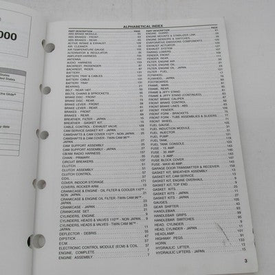 Harley Davidson OEM 2009 FLHTCUSE4 Model Parts Catalog Official Factor