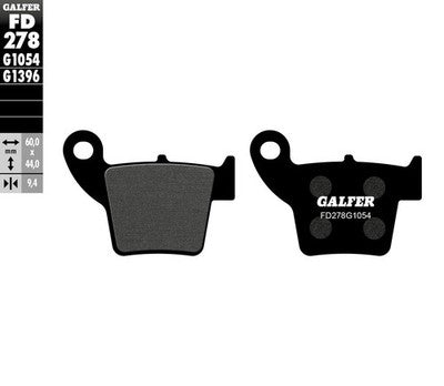 Galfer Carbon Semi-Metallic Brake Pads Rear FD278G1054