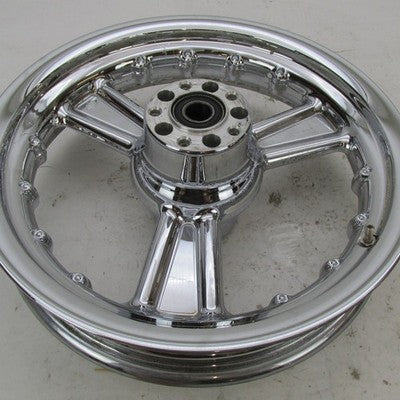 Alcoa Harley Detonator 3-Spoke Chrome Rear Wheel 16"x3" 1" Axle Softai