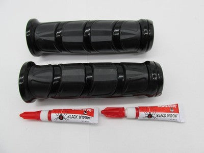 Kuryakyn NOS Indian Scout Kinetic Handlebar Grips Gloss Black 6368