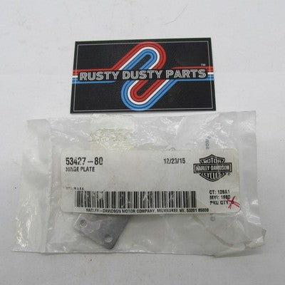 Genuine Harley-Davidson OEM NOS Saddlebag Hinge Plate Tour Pak 53427-8