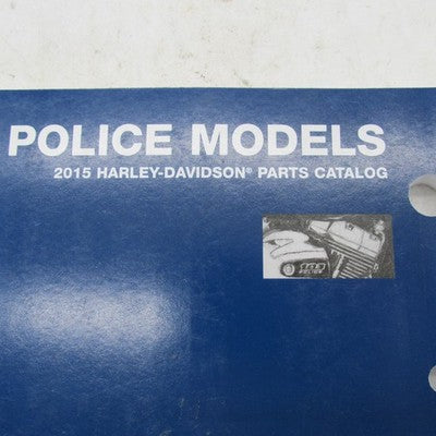 Harley-Davidson Official Factory 2015 Police Models Parts Catalog 9954