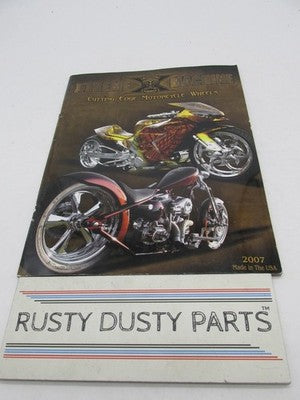 Xtreme Machine 2007 Cutting Edge Motorcycle Wheel Parts Brochure Catalog