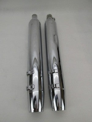 Pair of Harley Davidson Genuine Stock Exhaust Mufflers 65539-95A 65538