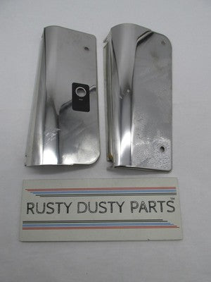 Pair of Harley Genuine Softail Fatboy Chrome Fork Side Covers 61300026