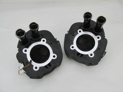 Indian OEM Engine Cylinder Head Pair, Front and Rear, Black 3022668 30