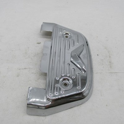 Harley Davidson OEM 1pc Chrme "V" Logo Passenger Floorboard w/ Hardwar