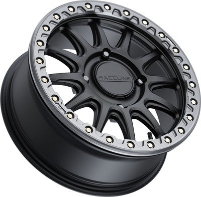 RACELINE A14 Alpha Beadlock Wheels Black/Gunmetal A14BG-77056+40