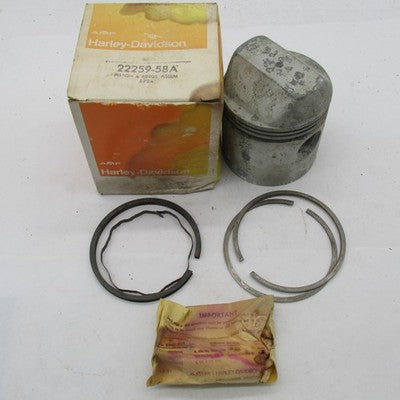 Genuine Harley-Davidson OEM NOS Piston Ring Kit .070 Oversize 22259-58
