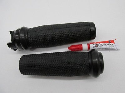 Kuryakyn NOS Black Thresher Handlebar Grips Indian Scout 5939