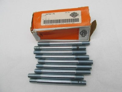 Lot of 9 Harley-Davidson Genuine NOS Footrest Foot peg Studs 24752-75
