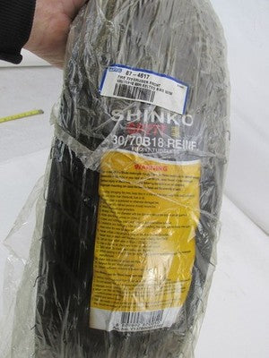 Shinko 130/70 B18 SR777 Front Tubeless Reinforced Whitewall Motorcycle