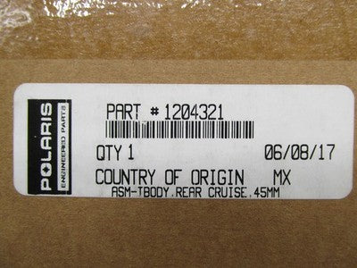 Polaris NOS Genuine OEM Victory Body Throttle Assembly, Rear Cruise 45
