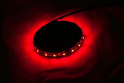 Custom Dynamics Magicflex 2 Wheel Lights Blue Black Case M215BLUEB