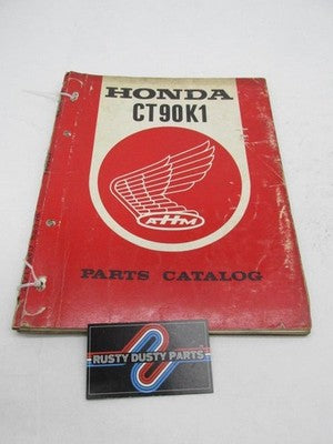 Honda Official Factory CT90K1 Motorcycle Parts Catalog Book