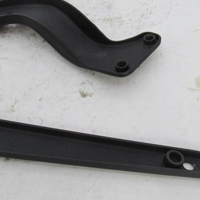 Pair of Harley Wrinkle Black Rear Fender Supports Night Train 59066-03