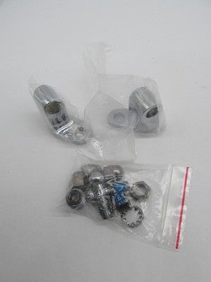Drag Specialties NOS Big Twin Front Turn Signal Mount Kit, Chrome 2401