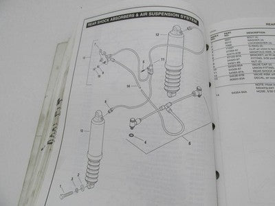 Harley-Davidson  Official Factory 2001 FLT Models Parts Catalog 99456-01